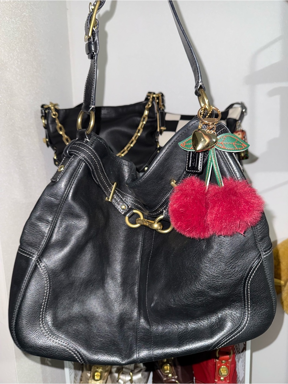 Coach Hampton Hobo Shoulder Bag.